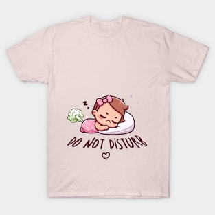 Do Not Disturb - Farting Baby Design T-Shirt